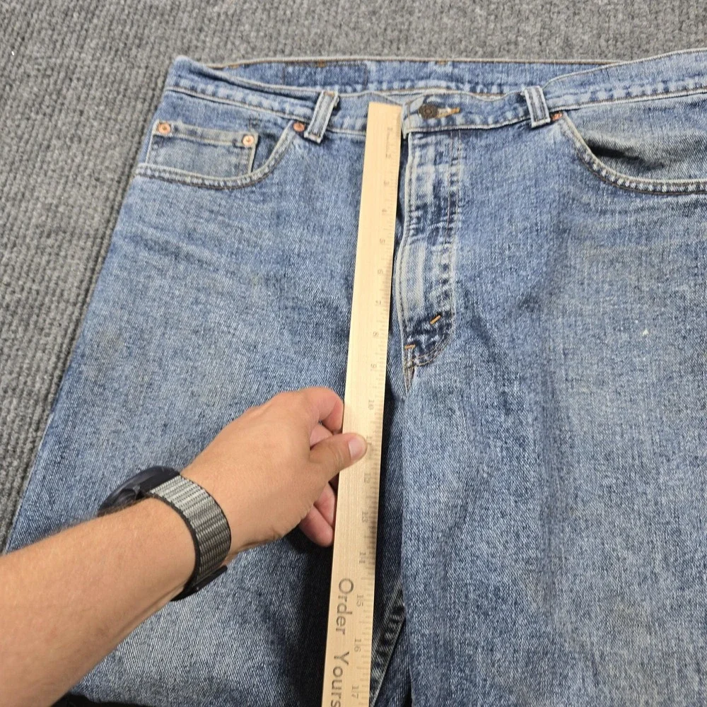 Vintage 90s Levis 550 Jeans Mens‎ 36x32 Blue Relaxed Tapered Stonewash USA 34x31